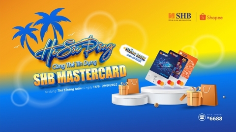 Giảm ngay 100.000 đồng khi thanh toán bằng thẻ tín dụng SHB Mastercard tại Shopee