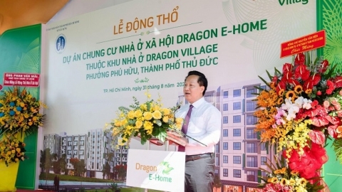 TP.HCM động thổ dự án nhà ở xã hội Dragon E-Home TP. Thủ Đức