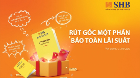 Người dân có thể rút gốc một phần tiền gửi trước hạn tại ngân hàng từ tháng 8