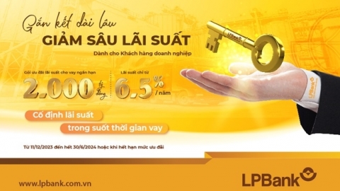 LPBank tung 2.000 tỷ đồng ưu đãi lãi suất cho doanh nghiệp