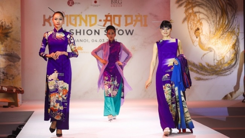 Cùng thưởng thức những sắc màu văn hóa ấn tượng tại Kimono – Aodai Fashion Show