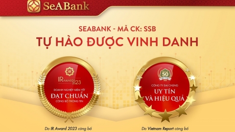 SeABank nhận giải Top 50 công ty đại chúng uy tín và hiệu quả và đạt chuẩn công bố thông tin