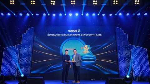 KienlongBank được vinh danh dẫn đầu về tốc độ tăng trưởng số lượng giao dịch Napas 247