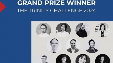 Giám đốc the Trinity Challenge ấn tượng với dự án triệu bảng Anh của giảng viên VinUni