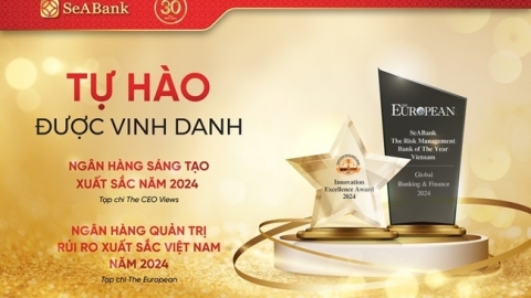 SeABank nhận hai giải thưởng quốc tế lớn