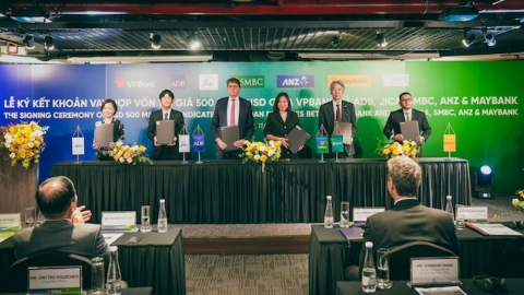 VPBank nhận khoản vay hợp vốn 500 triệu USD từ các định chế tài chính