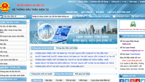 Thành lập Ban Chỉ đạo quốc gia về đấu thầu qua mạng