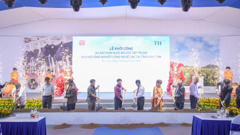 Tập đoàn TH khởi công Dự án chăn nuôi bò sữa công nghệ cao lớn nhất Tây Nguyên