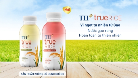 Nước gạo lứt đỏ TH true RICE tiên phong 3 'KHÔNG' tại Việt Nam