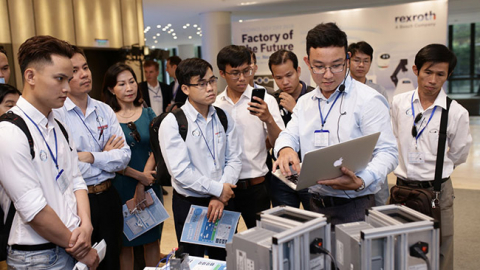 Bosch Rexroth giới thiệu giải pháp hiện thực hóa mô hình nhà máy thông minh