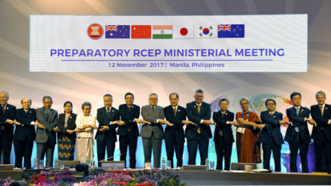 Hiệp định thương mại RCEP bị hoãn tới năm 2018