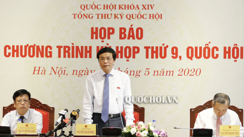 Quốc hội xem xét thông qua 10 luật tại kỳ họp thứ 9