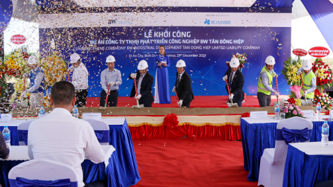 Hòa Bình khởi công xây dựng hai dự án mới tại Bình Dương