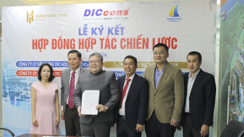 DIC Holdings ký kết hợp tác cùng Nam Hải và Hưng Hưng Thịnh Group