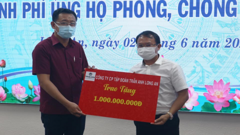 Trần Anh Group ủng hộ 1 tỷ đồng phòng chống Covid-19