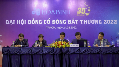 Cổ đông HBC thông qua phương án phát hành riêng lẻ và tăng vốn điều lệ