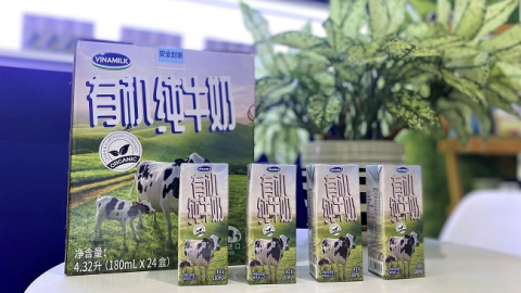 Vinamilk xuất khẩu sữa tươi organic đi Trung Quốc