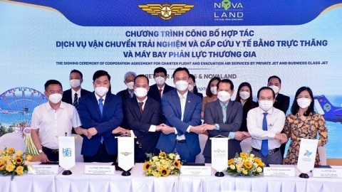 Novaland ký hợp tác chiến lược với Vietstar Airlines