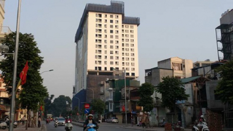 UBND phường Điện Biên sẽ khóa cổng dự án 8B Lê Trực