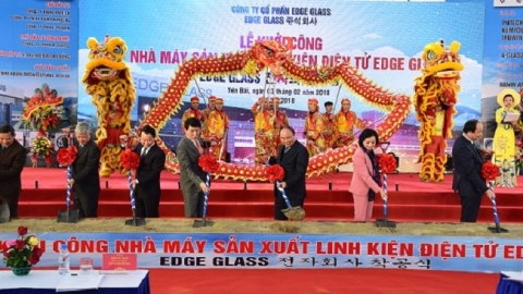 Nhà đầu tư Hàn Quốc khởi công dự án sản xuất linh kiện điện tử 5.000 tỷ đồng