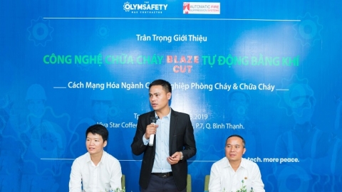 OlymSafety giới thiệu công nghệ chữa cháy tự động bằng khí Blazecut