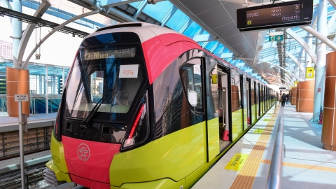 Metro Nhổn - ga Hà Nội vận hành đoạn tuyến trên cao