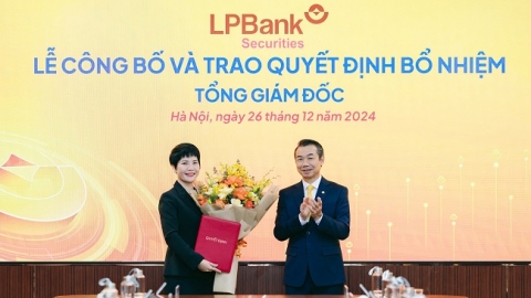 Bà Vũ Ngọc Anh làm Tổng giám đốc LPBS