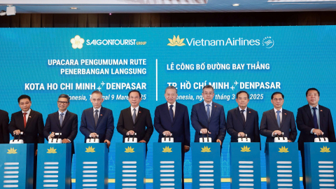 Vietnam Airlines công bố đường bay thẳng TP.HCM - Bali