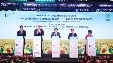 Tập đoàn TH khánh thành nhà máy chế biến sữa quy mô lớn tại Nga
