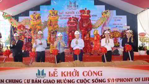 Nam Hiệp Thành Bình Dương và Hoàng Anh Holdings khởi công dự án Symlife tại Bình Dương