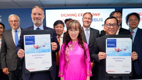 Vietjet đặt hàng 100 máy bay A320/A321neo mới