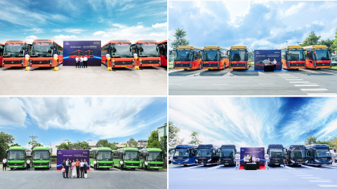 Thaco Bus giữ vững vị thế dẫn đầu thị phần xe khách tại Việt Nam