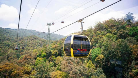 Cáp treo Bà Nà báo lãi hơn 846 tỷ đồng sau nửa năm