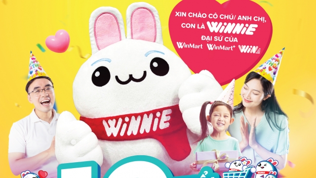 WinMart cùng 11 thương hiệu 'tung' ưu đãi khủng mừng sinh nhật 10 tuổi