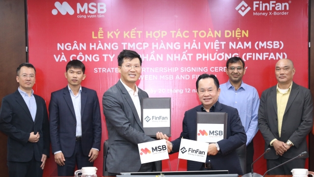 MSB hợp tác với FinFan đẩy mạnh dịch vụ nhận kiều hối