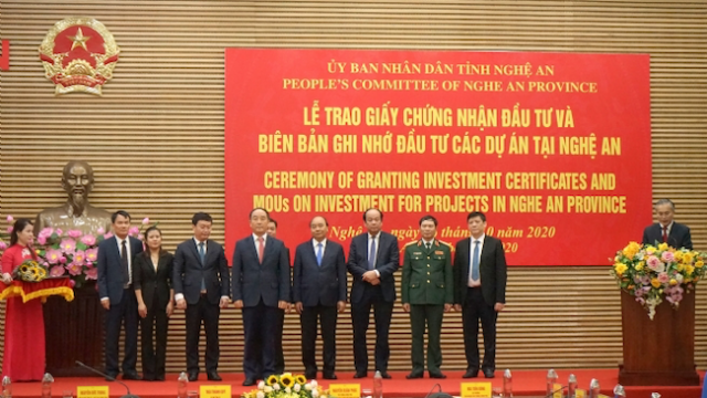 Nghe An greenlights two FDI projects