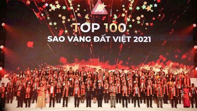 Khang Điền đạt Top 100 Sao Vàng Đất Việt