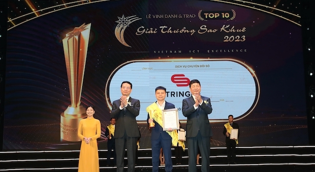 Stringee xuất sắc đạt Top 10 Sao Khuê 2023