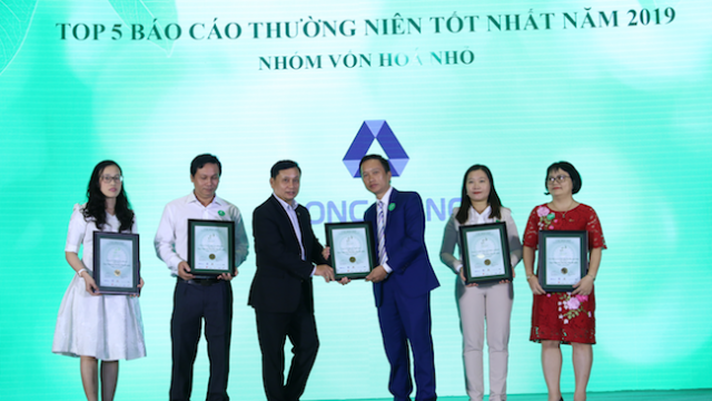 Giải báo cáo thường niên tốt nhất gọi tên Long Giang Land