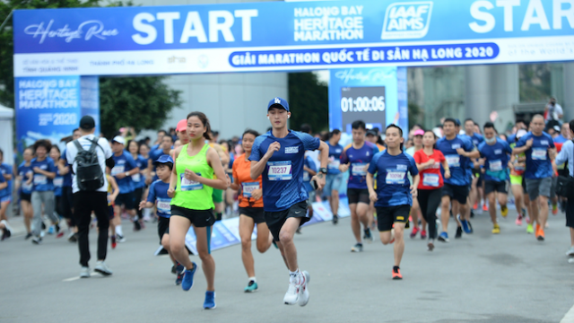 Tổ chức thành công giải marathon quốc tế di sản vịnh Hạ Long 2020