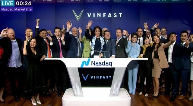 VinFast đạt vốn hóa hơn 85 tỷ USD khi chào sàn Nasdaq