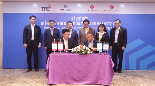 Lotte E&C rót 100 triệu USD cùng TTC Land đầu tư bất động sản