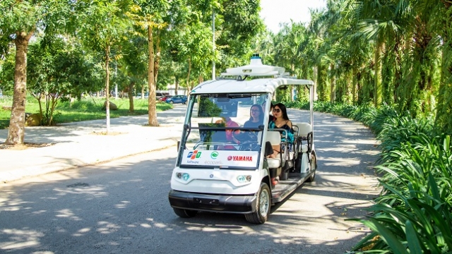 FPT thử nghiệm thành công xe điện tự lái trong khu đô thị Ecopark