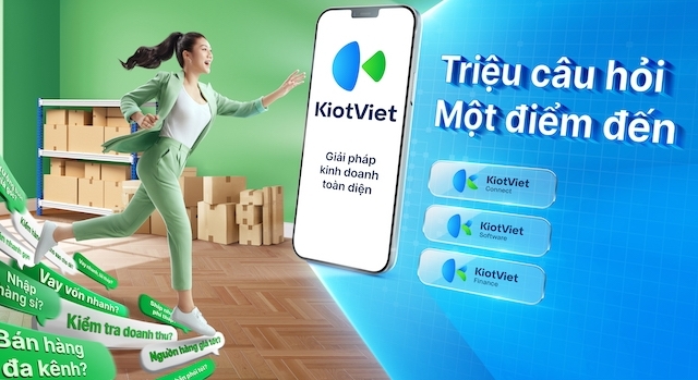 KiotViet cung cấp giải pháp kinh doanh toàn diện cho các tiểu thương