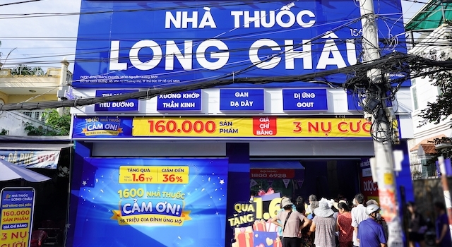 Chuỗi Long Châu cán mốc 1.600 cửa hàng