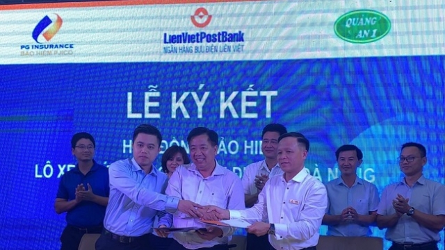 LienVietPostBank hợp tác với Pjico cung cấp dịch vụ bảo hiểm xe buýt tại Đà Nẵng