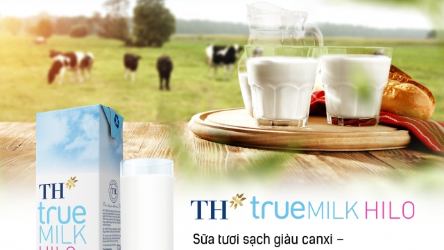 TH true MILK HILO: Sữa tươi sạch giàu canxi – ít béo – không lactose lần đầu tiên tại Việt Nam