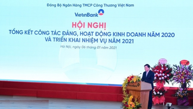 VietinBank tăng trưởng tín dụng 7,7% năm 2020