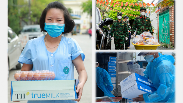 Doanh nghiệp trong đại dịch: Vừa nỗ lực vì mục tiêu kép, vừa ghé vai ‘gánh lấy muôn vàn yêu thương’