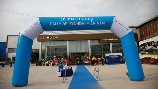 TC MOTOR khai trương đại lý 3S Hyundai miền Nam